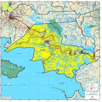 ST. MARY PARISH MAP