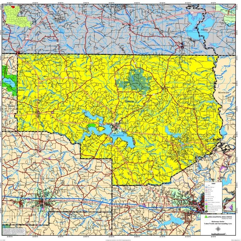UNION PARISH MAP