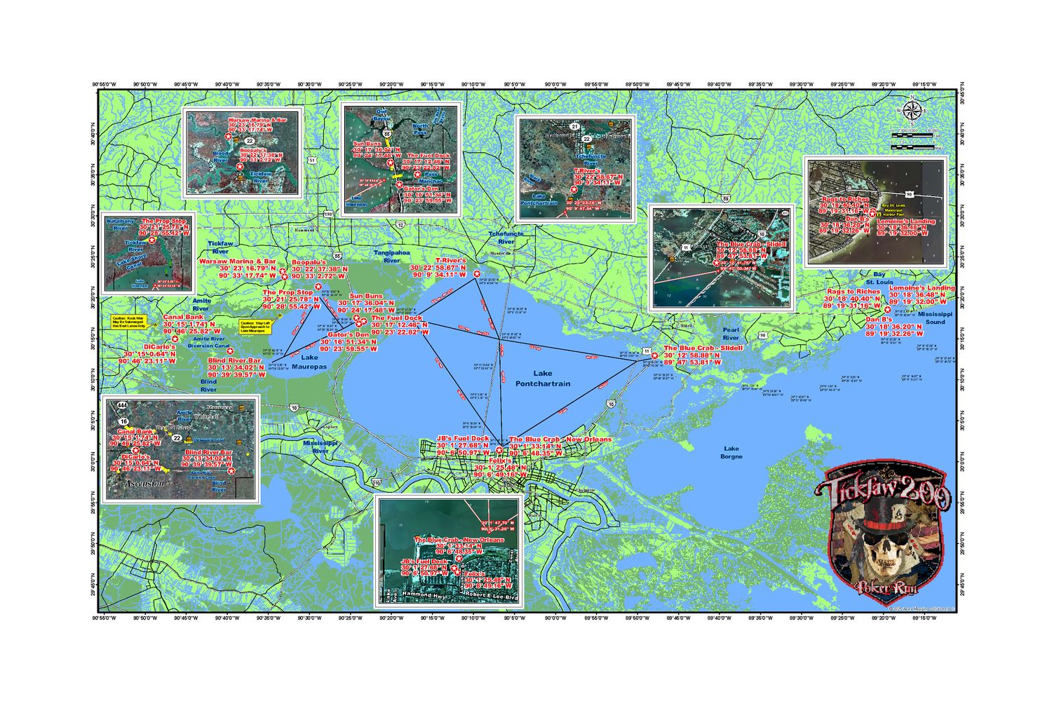 Tickfaw 200 2025 Map
