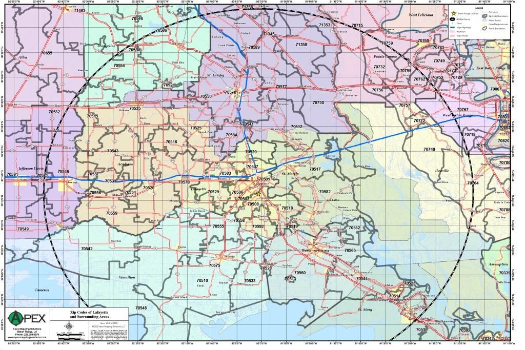 Audobon Home Health Lafayette Map