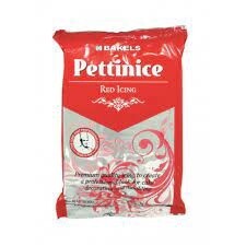 BAKELS PETTINICE FONDANT 750G RED