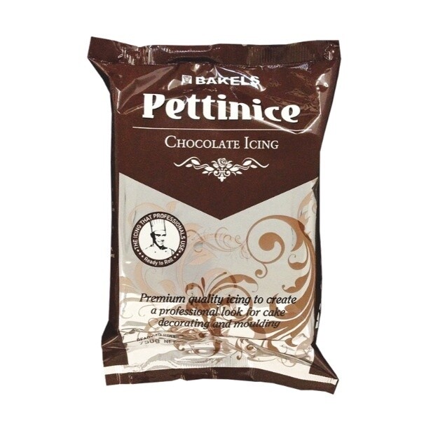BAKELS PETTINICE FONDANT 750G CHOCOLATE