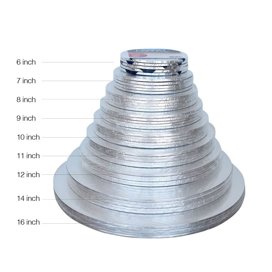 MASONITE ROUND SILVER BOARD