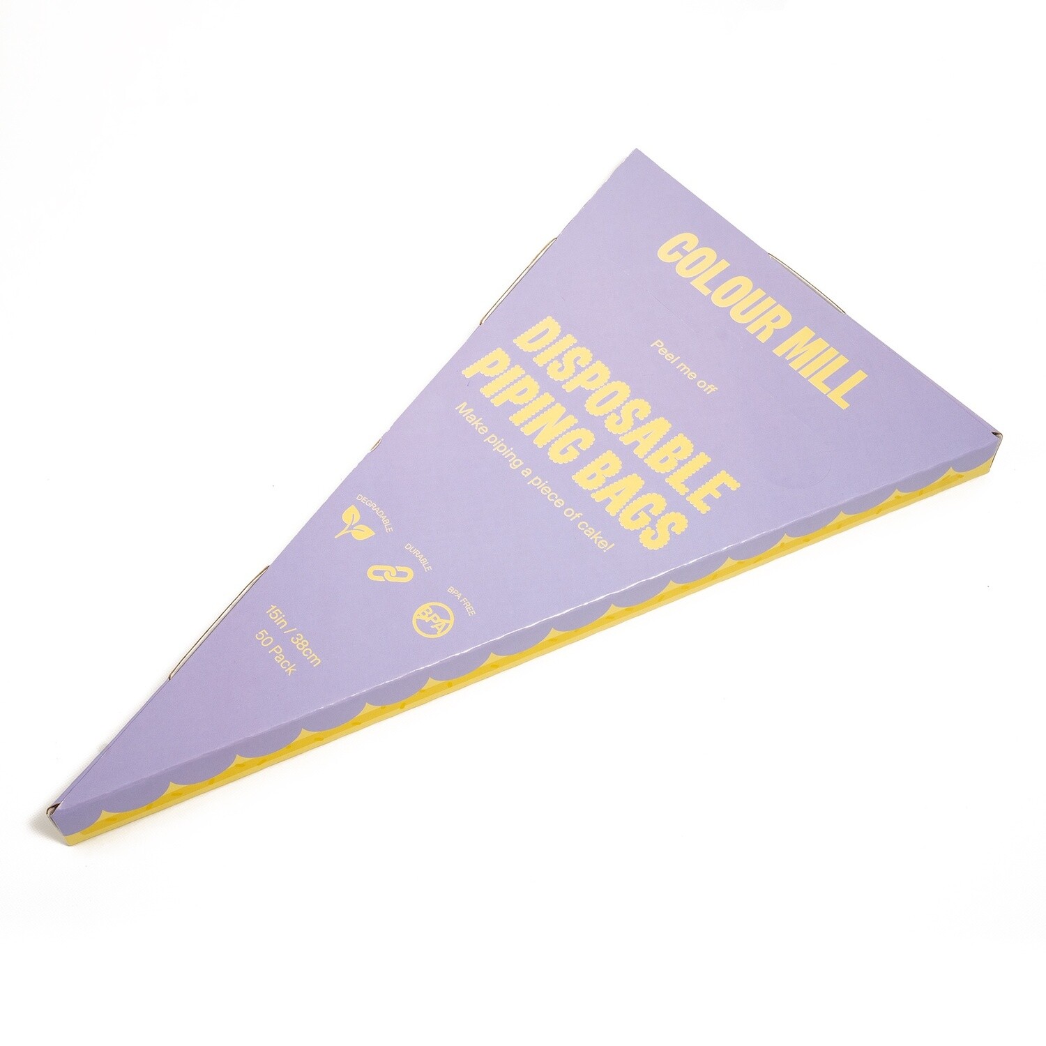 Colour Mill Disposable Piping Bags Clear 15&quot; (50pc)