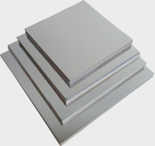 CHEESE CAKE BOARD SILVER SQUARE