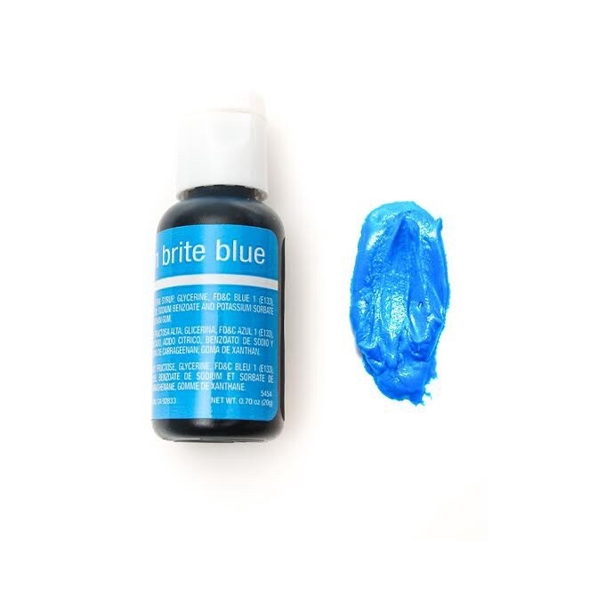 CHEFMASTER LIQUA-GEL NEON BRITE BLUE
