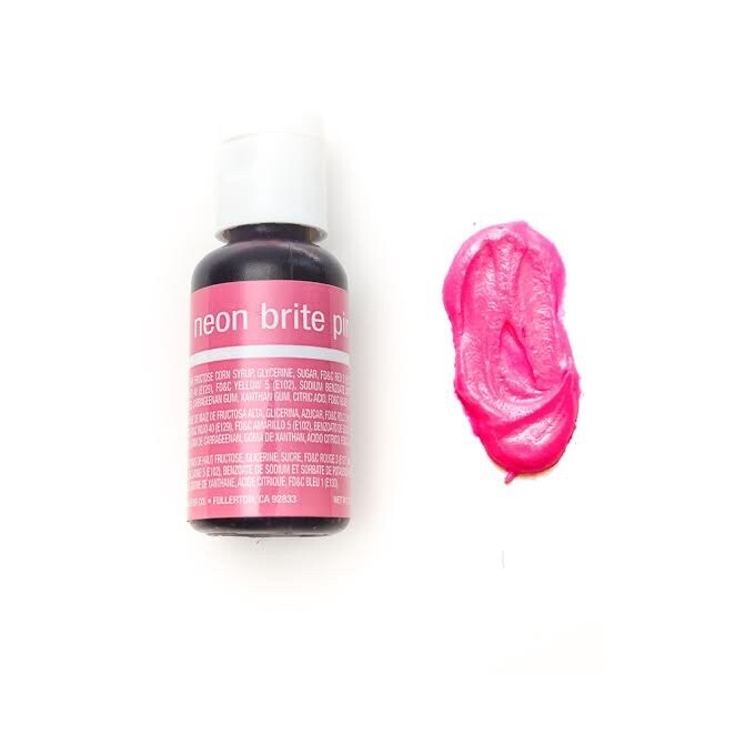 CHEFMASTER LIQUA-GEL NEON BRITE PINK
