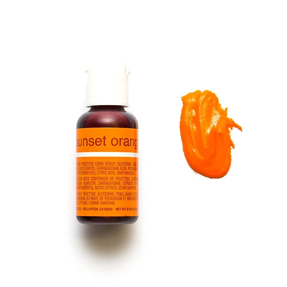 CHEFMASTER LIQUA-GEL SUNSET ORANGE