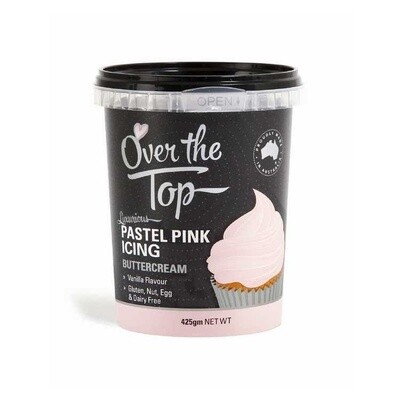 Over The Top Buttercream Pastel Pink 425g