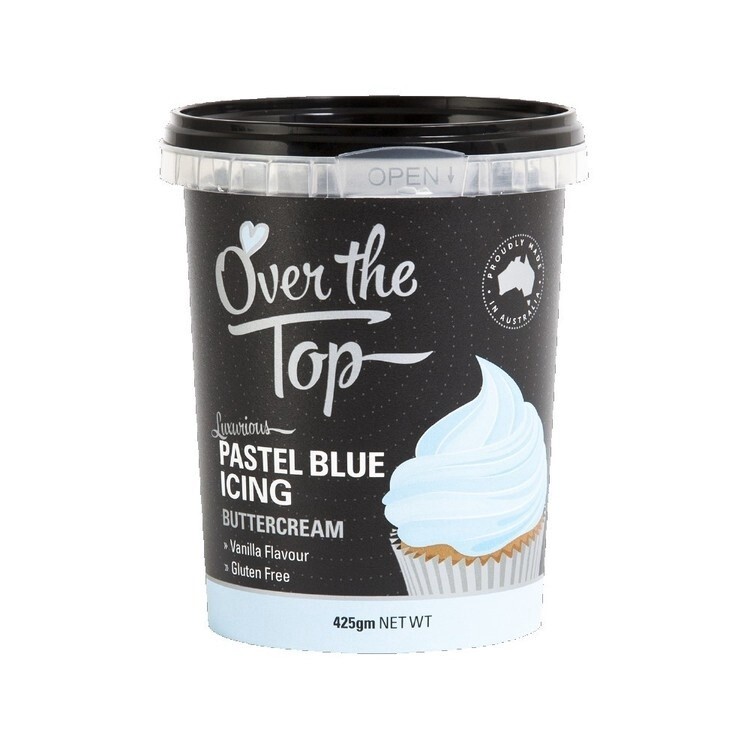 Over the top pastel blue icing buttercream 425g