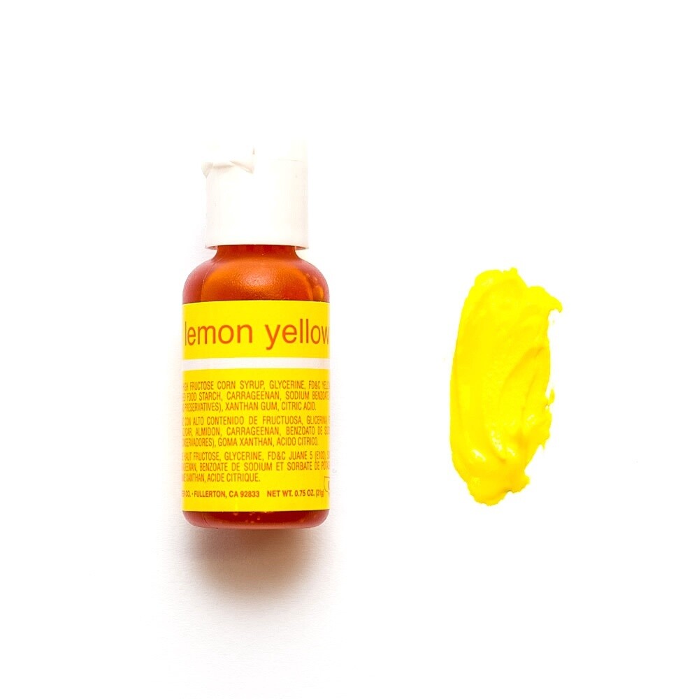 CHEFMASTER LIQUA-GEL LEMON YELLOW