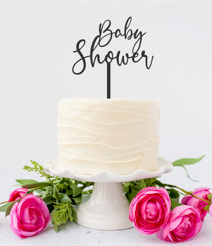 BABY SHOWER CAKE TOPPER