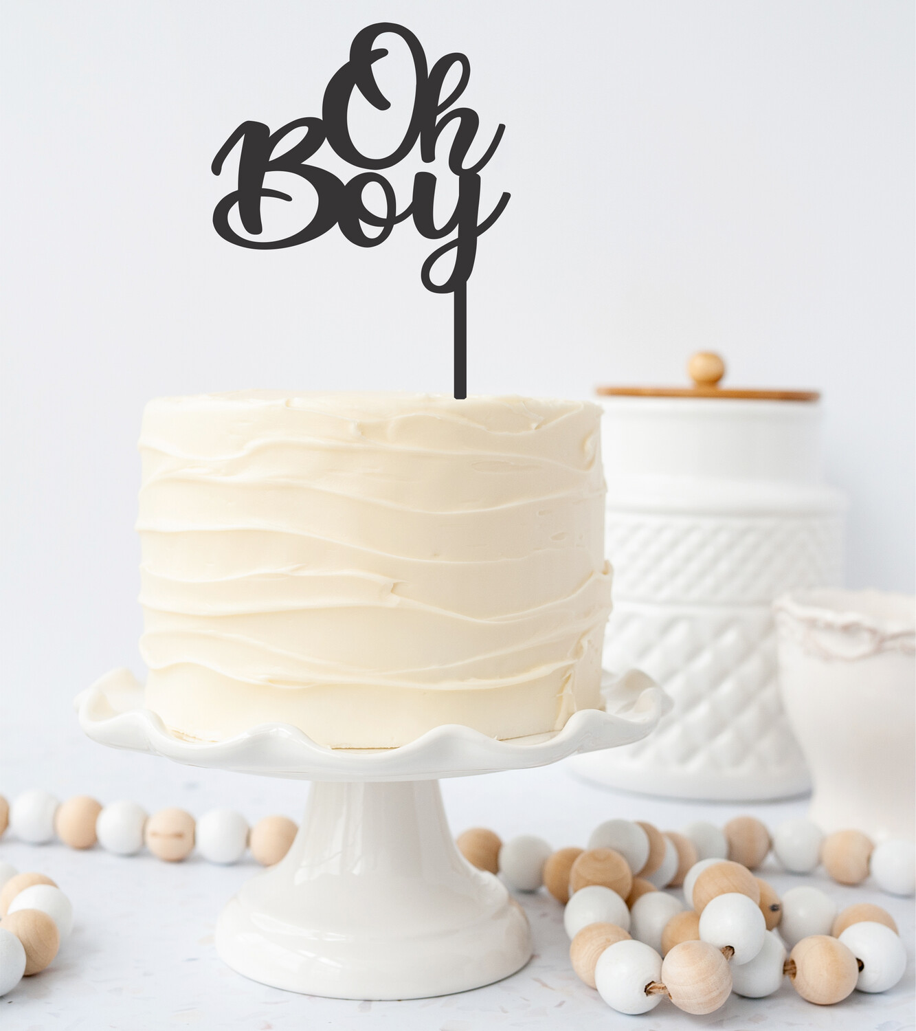 OH BOY CAKE TOPPER