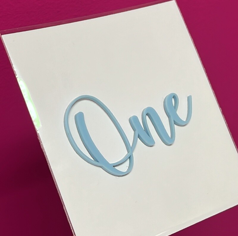 One Cake Sticker ONE CAKE FROPPER / STICKER