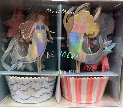 Let’s be mermaids cupcake kit