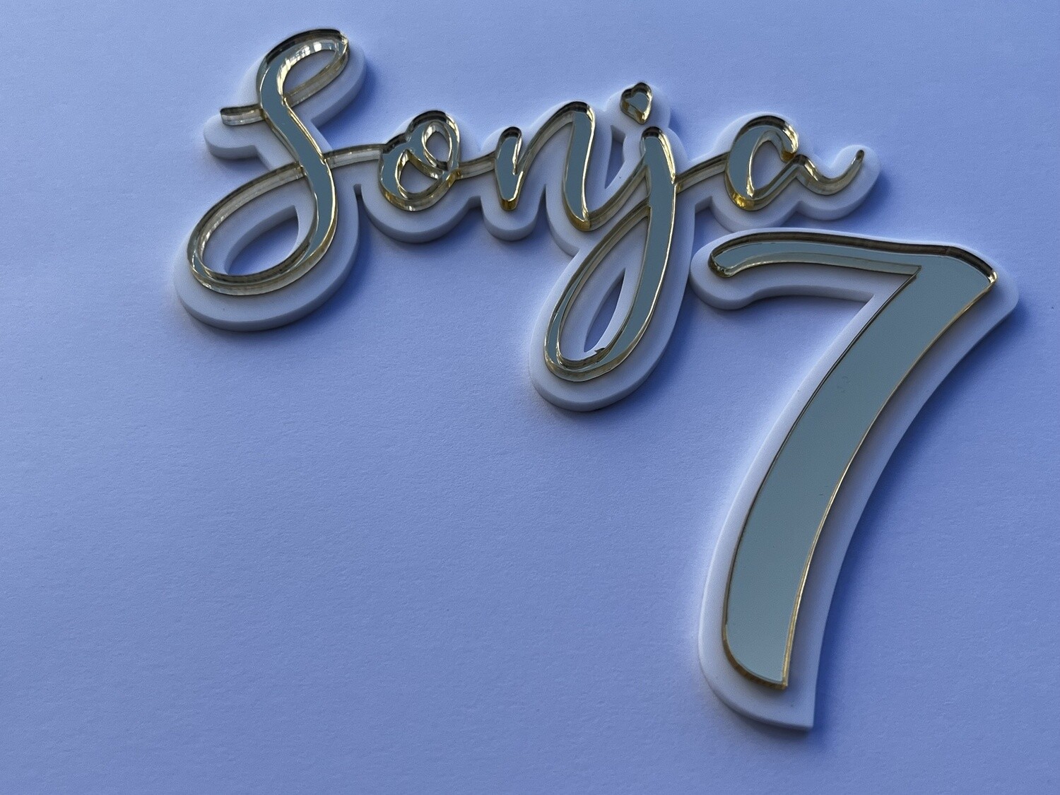 Name and Number Double Fropper  Set