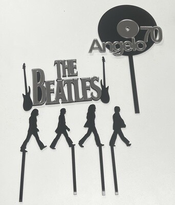 BEATLES CAKE TOPPER SET