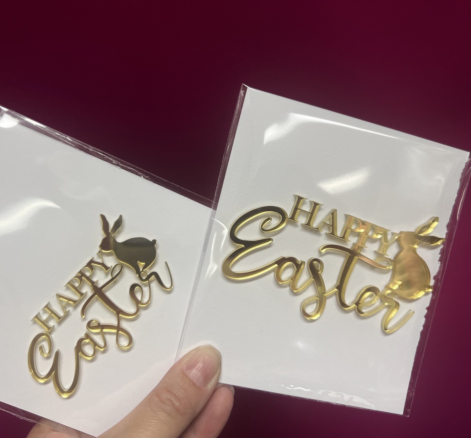 Easter cupcake topper small