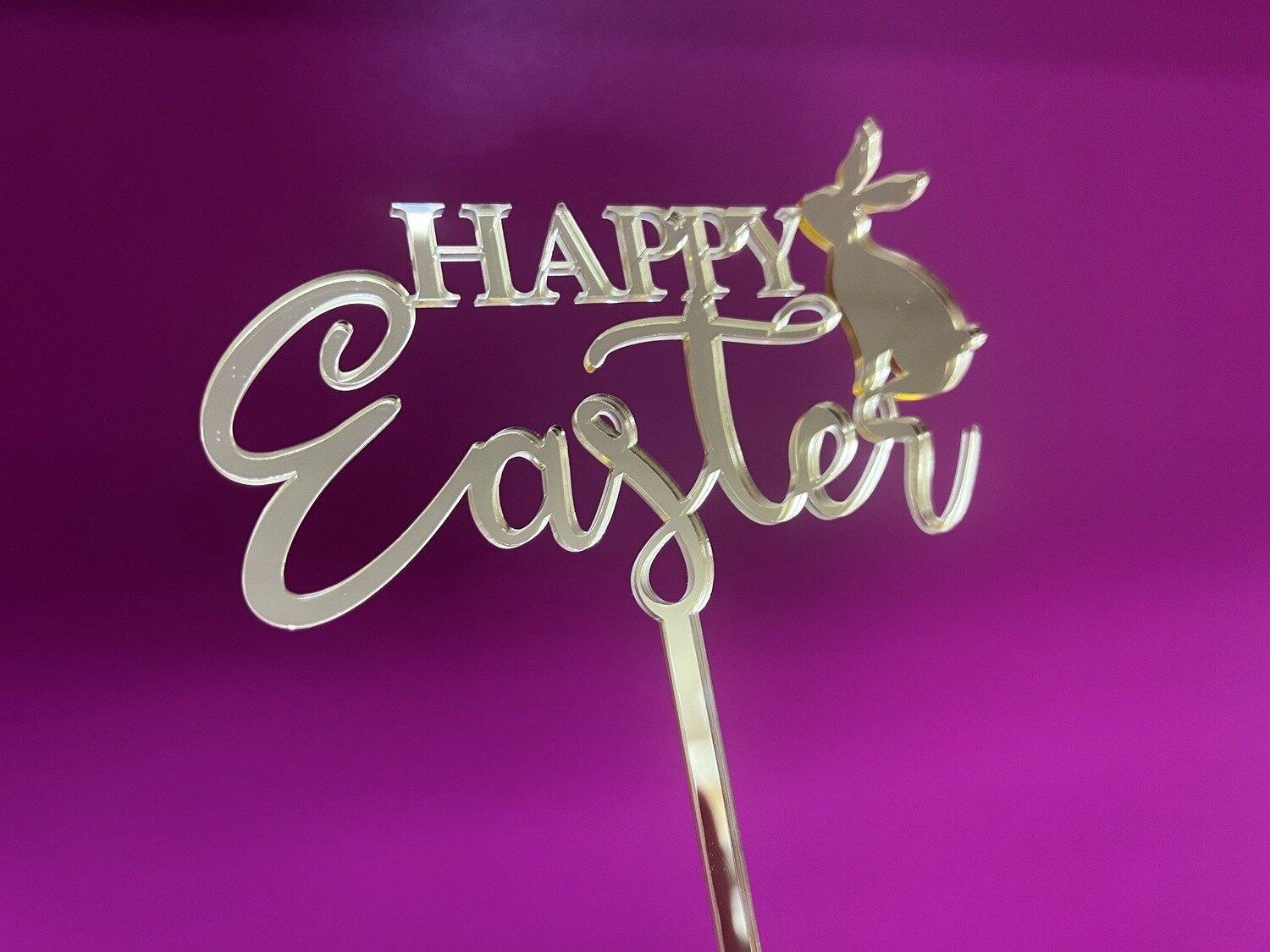 Happy Easter cake topper