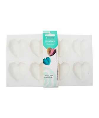 SILICONE MOULD - GEO HEARTS
