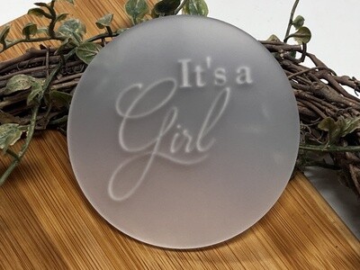 It’s a girl cookie stamp