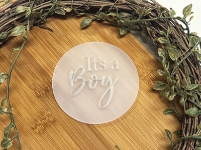 It’s a boy cookie stamp