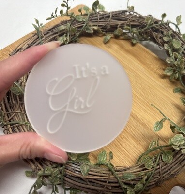 It’s a girl cookie stamp
