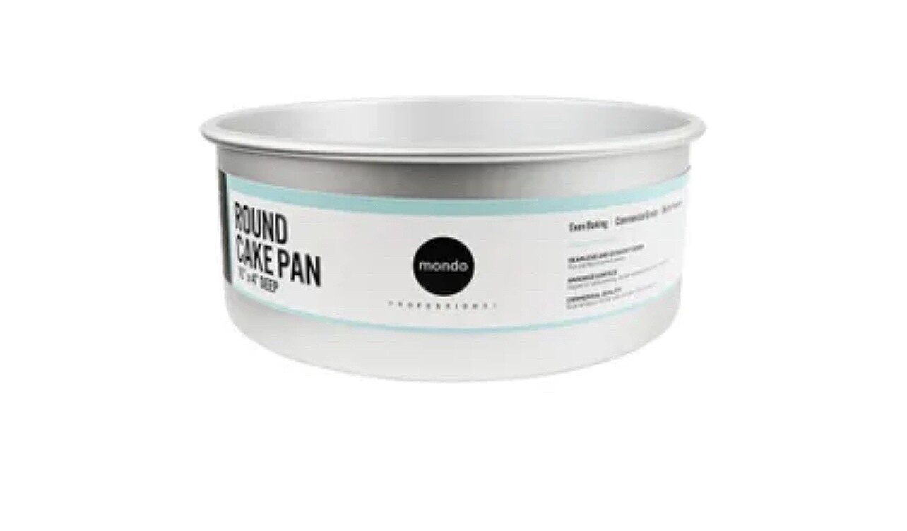 MONDO PRO DEEP ROUND PAN 10IN/25X10CM