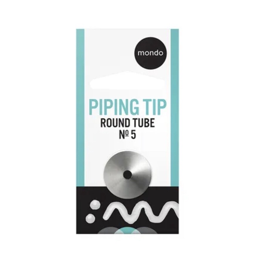 MONDO #5 S/S ROUND PIPING TIP