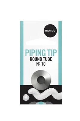 MONDO #10 S/S ROUND PIPING TIP