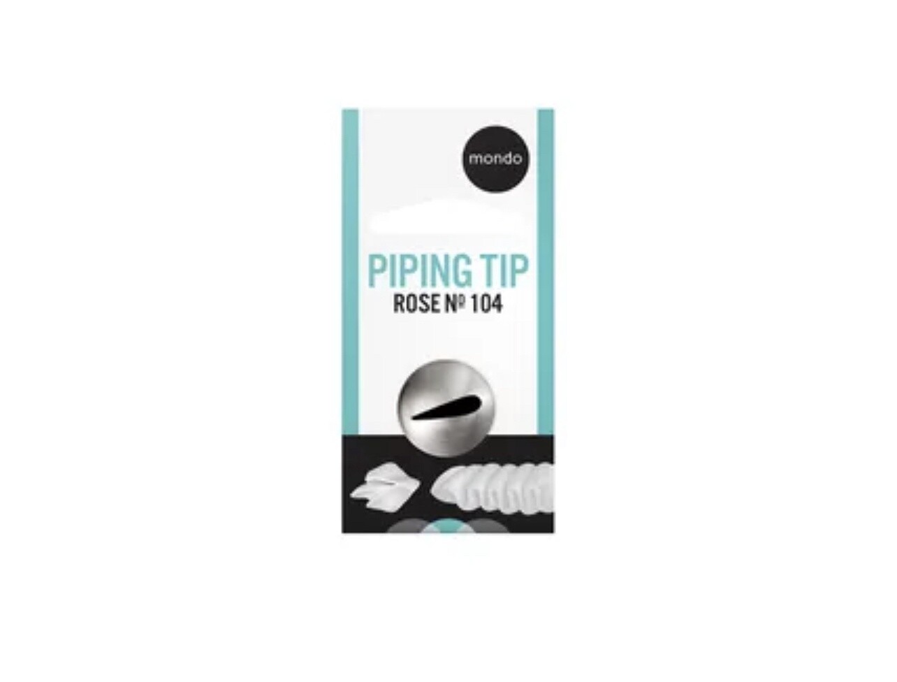 MONDO #104 S/S ROSE PIPING TIP