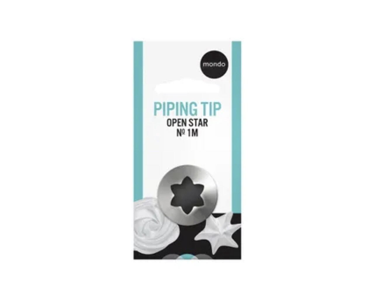 MONDO #1M S/S OPEN STAR PIPING TIP