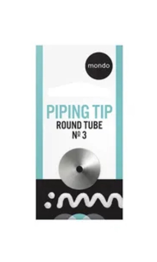MONDO #3 S/S ROUND PIPING TIP