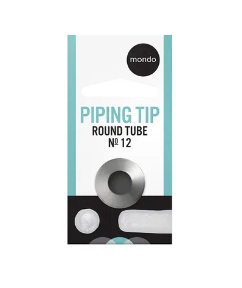 MONDO #12 S/S ROUND PIPING TIP
