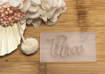 Three embosser stamp
