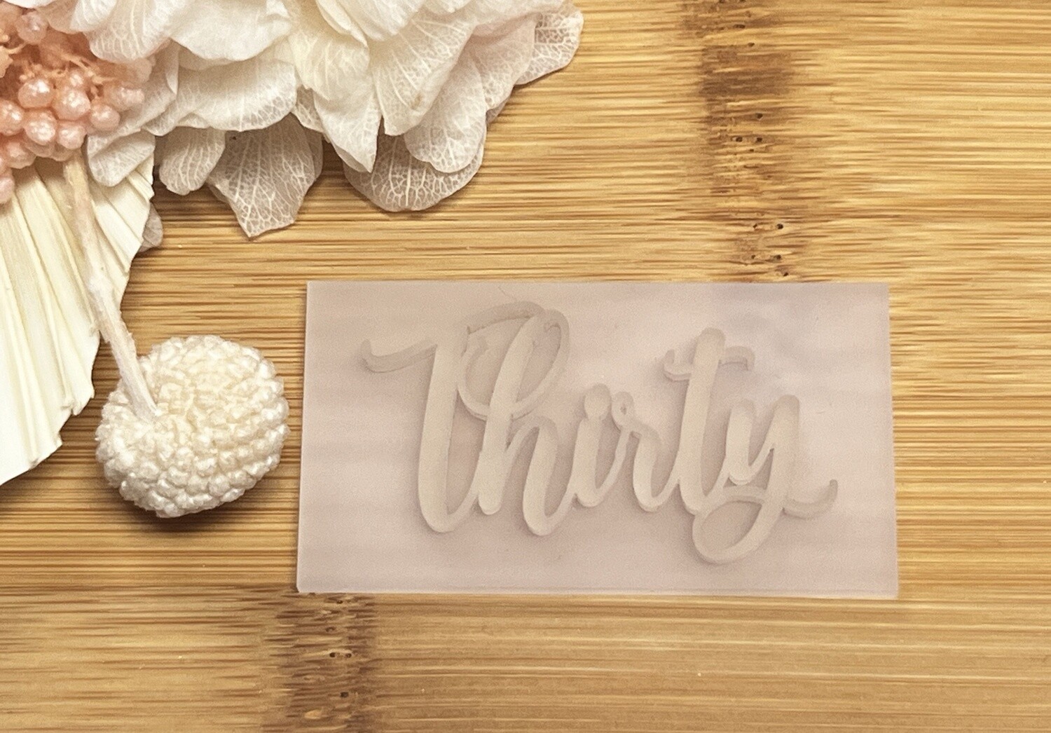 Thirty embosser stamp