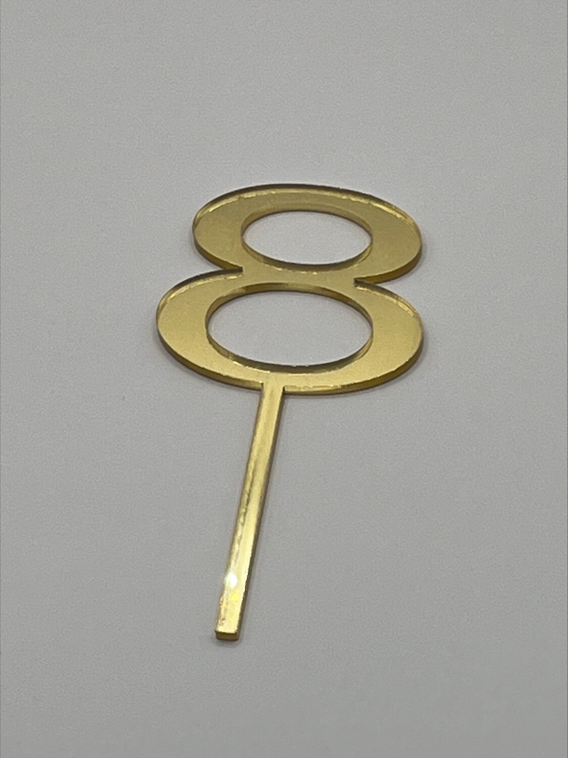 NUMBER EIGHT CAKE TOPPER