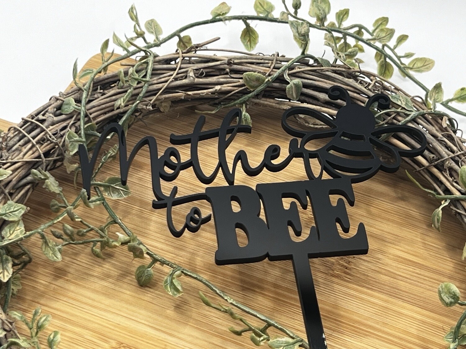 Mother to Bee cake topper
