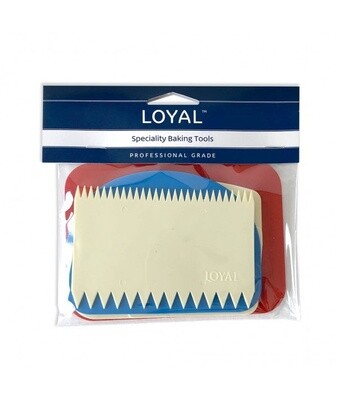 LOYAL SET OF 4 MEDIUM PP SCRAPERS