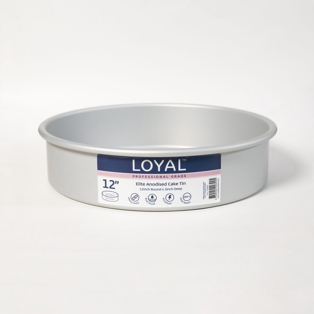 LOYAL Elite Anodised Cake Tin Round (12in)