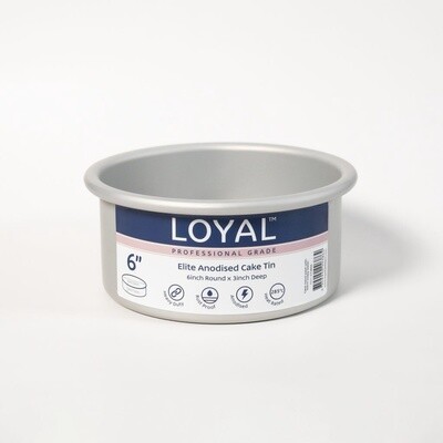 LOYAL Elite Anodised Cake Tin Round (6in)