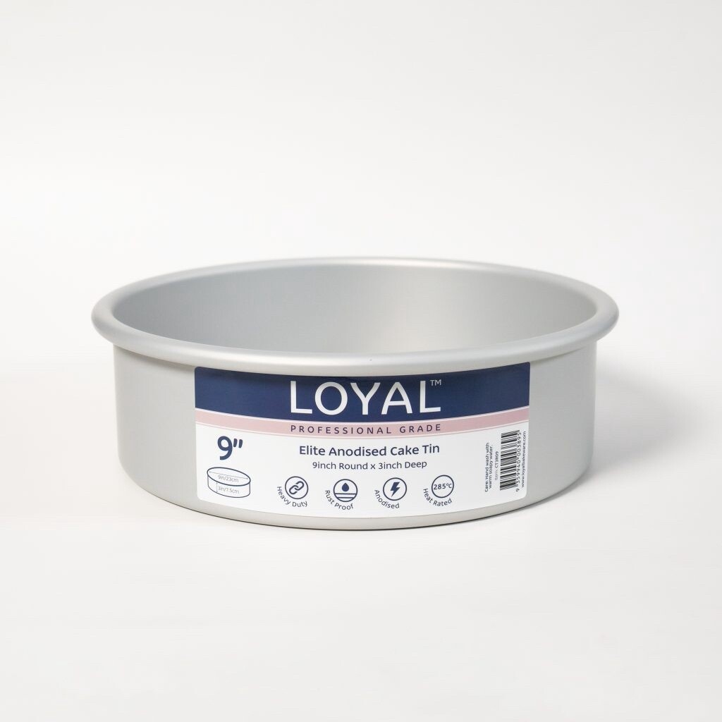LOYAL Elite Anodised Cake Tin Round (9in)