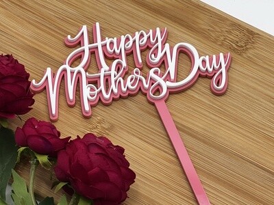 Mother’s Day Double Cake Topper