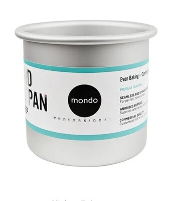 MONDO PRO ROUND CAKE PAN 4IN/10X7.5CM