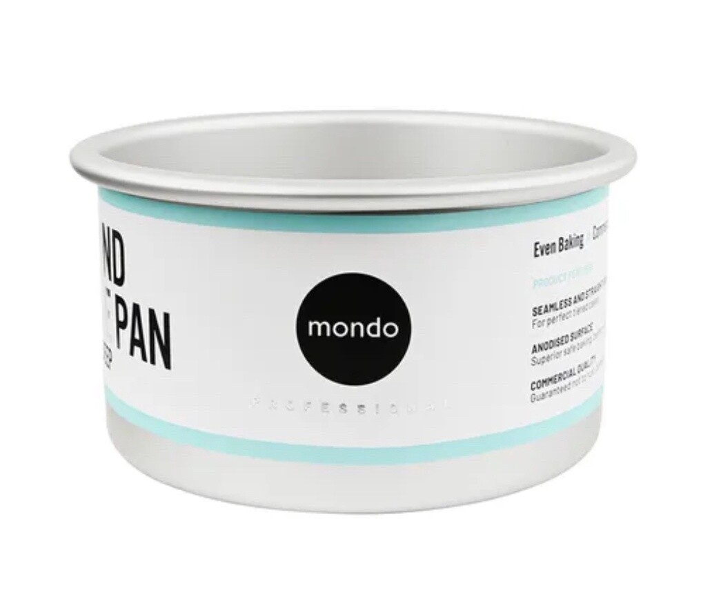 MONDO PRO ROUND CAKE PAN 5IN/12.5X7.5CM