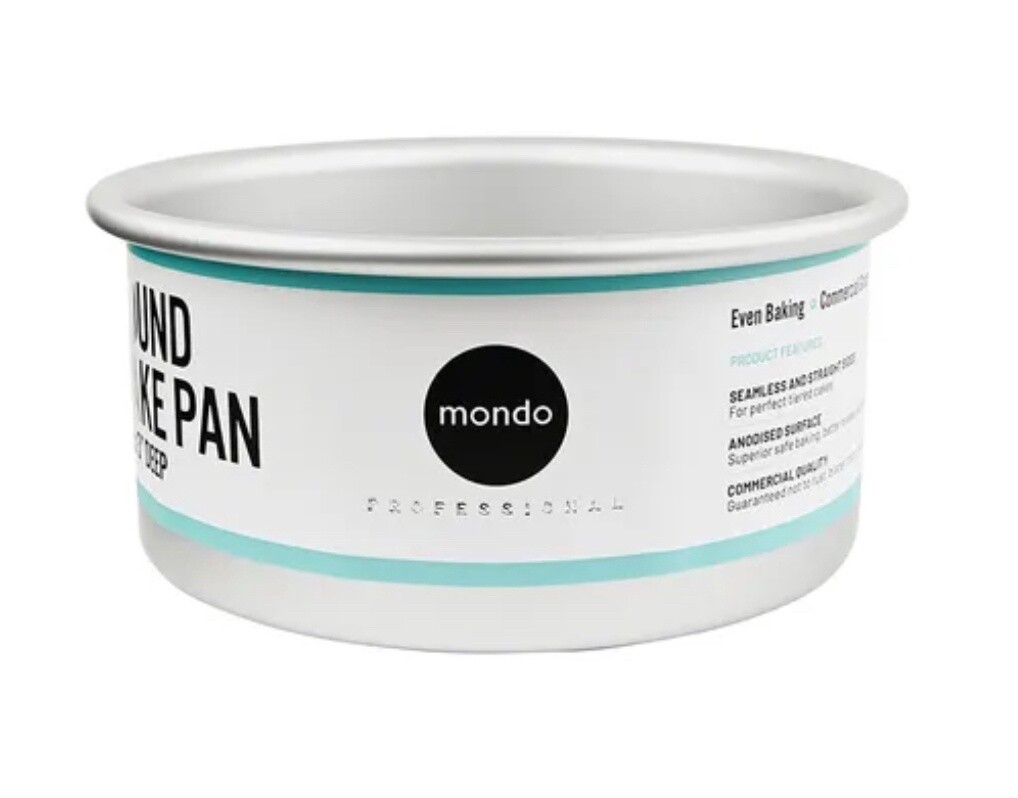 MONDO PRO ROUND CAKE PAN 6IN/15X7.5CM