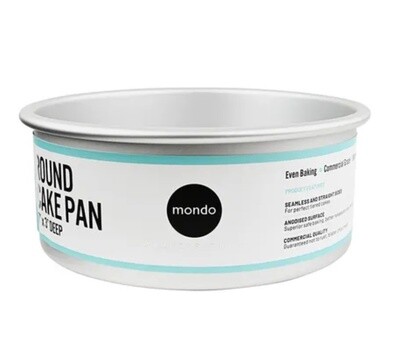 MONDO PRO ROUND CAKE PAN 7IN/17.5X7.5CM
