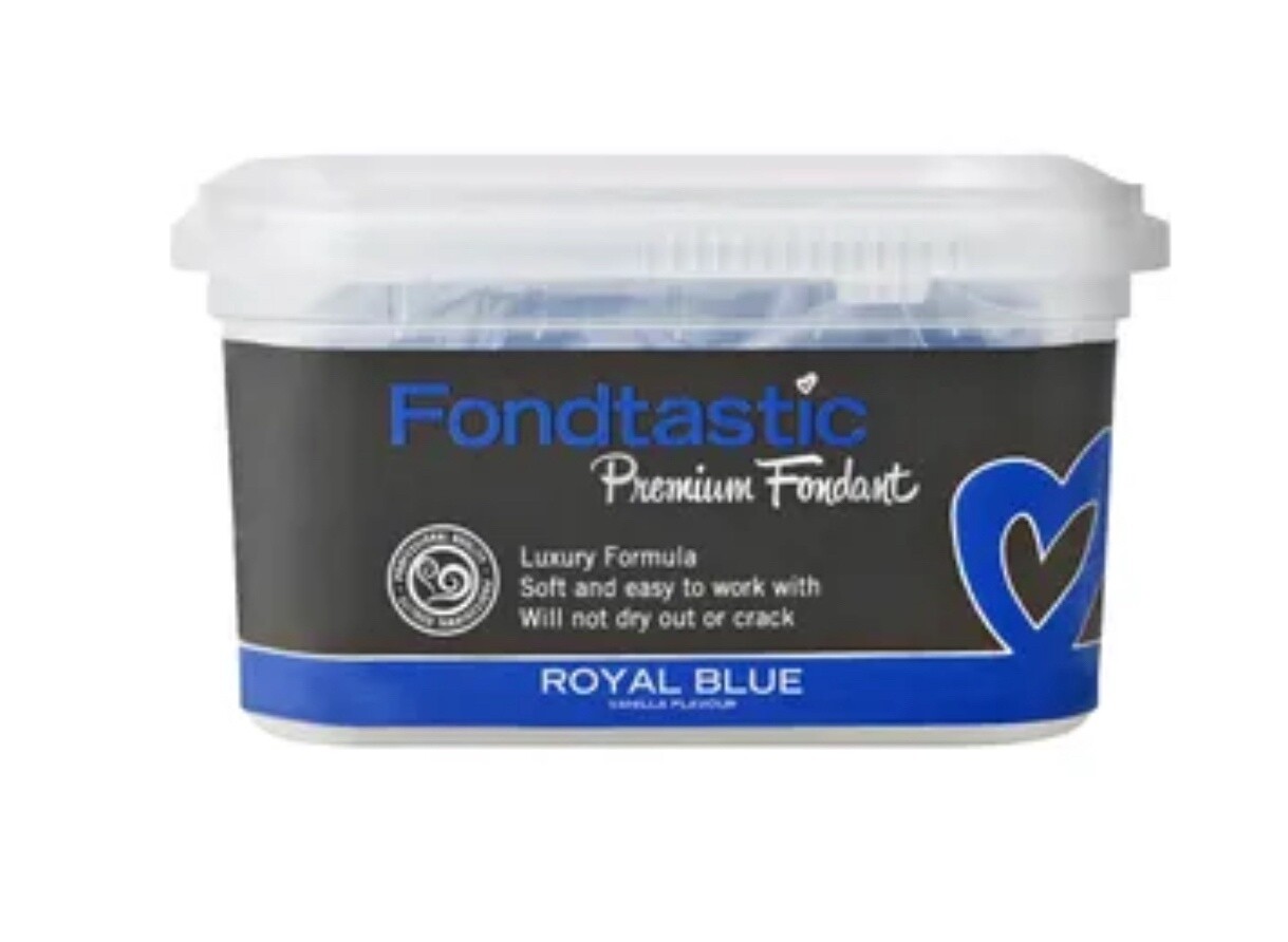 FONDTASTIC FONDANT ROYAL  BLUE 250G