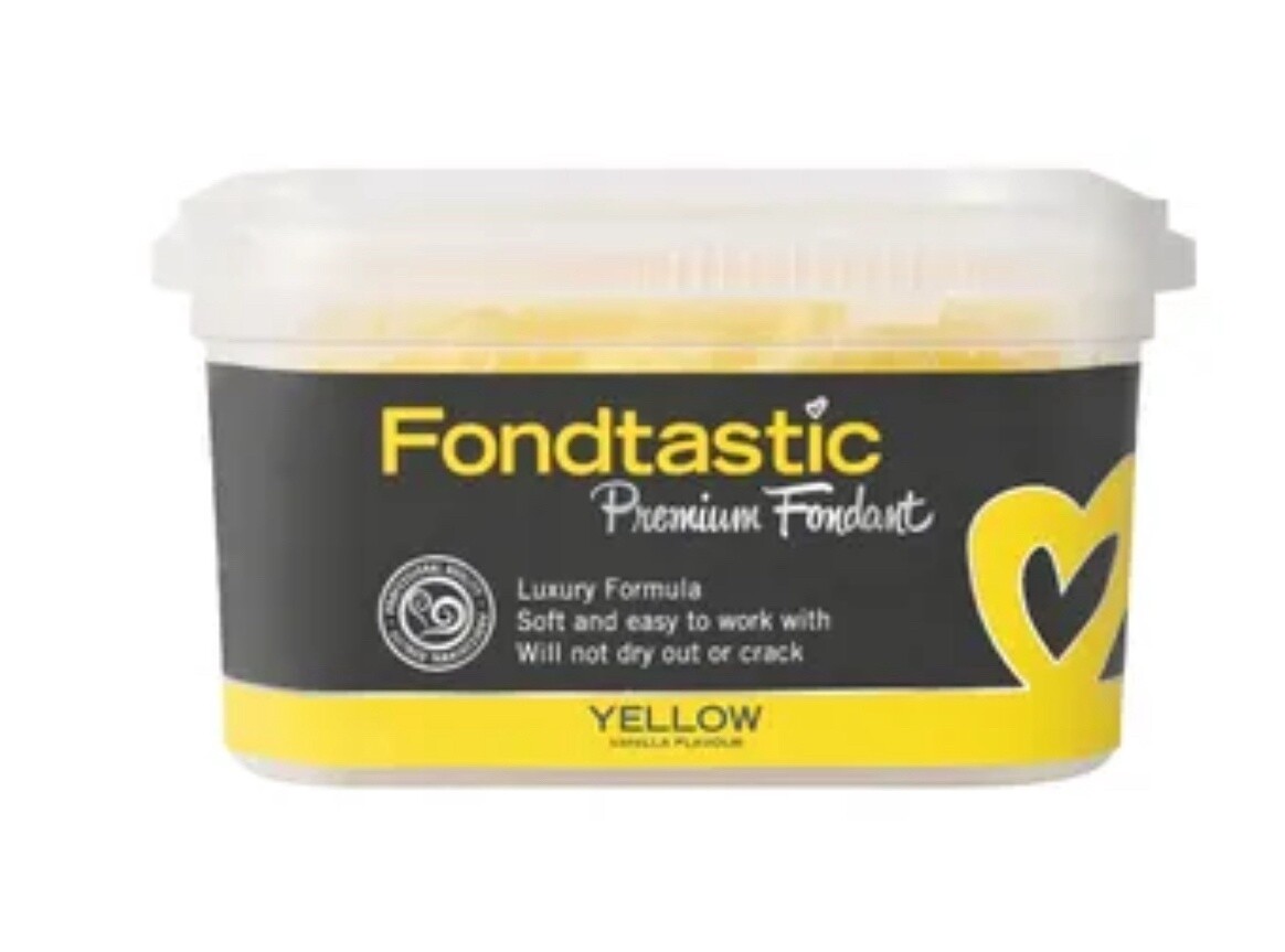 FONDTASTIC FONDANT YELLOW 250G