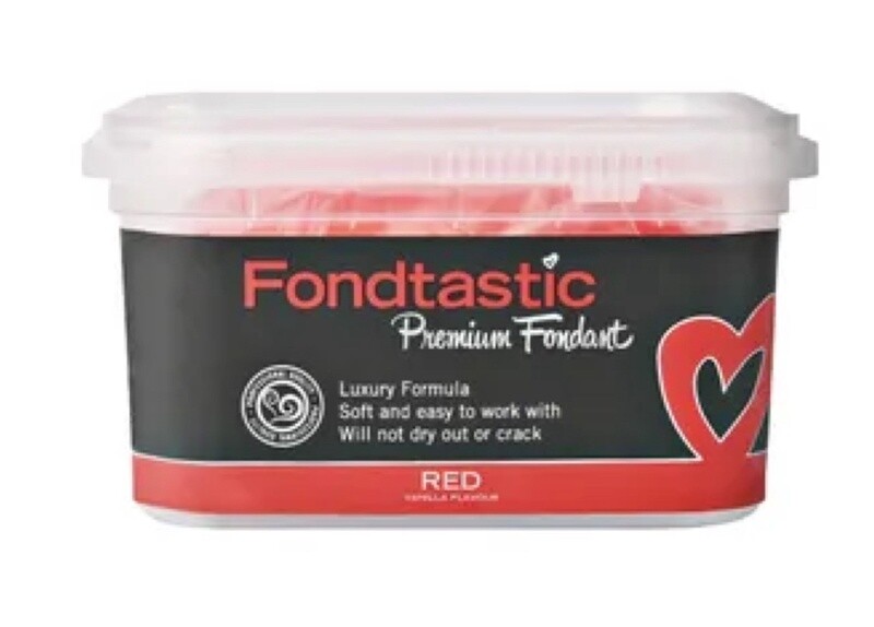 FONDTASTIC FONDANT RED 250G